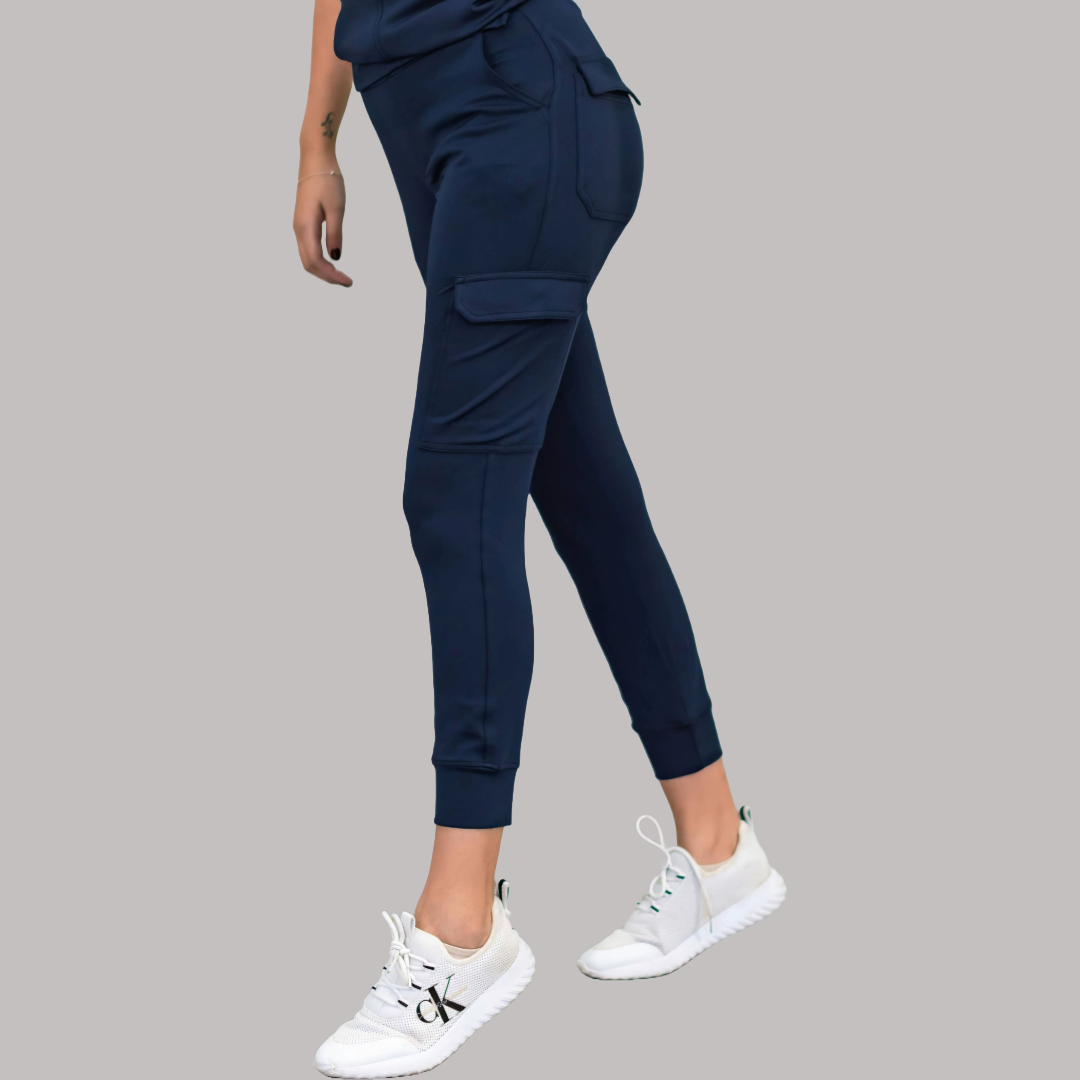 Jogger Quirúrgico, Scrubs Super Stretch Mujer 901 Azul Marino