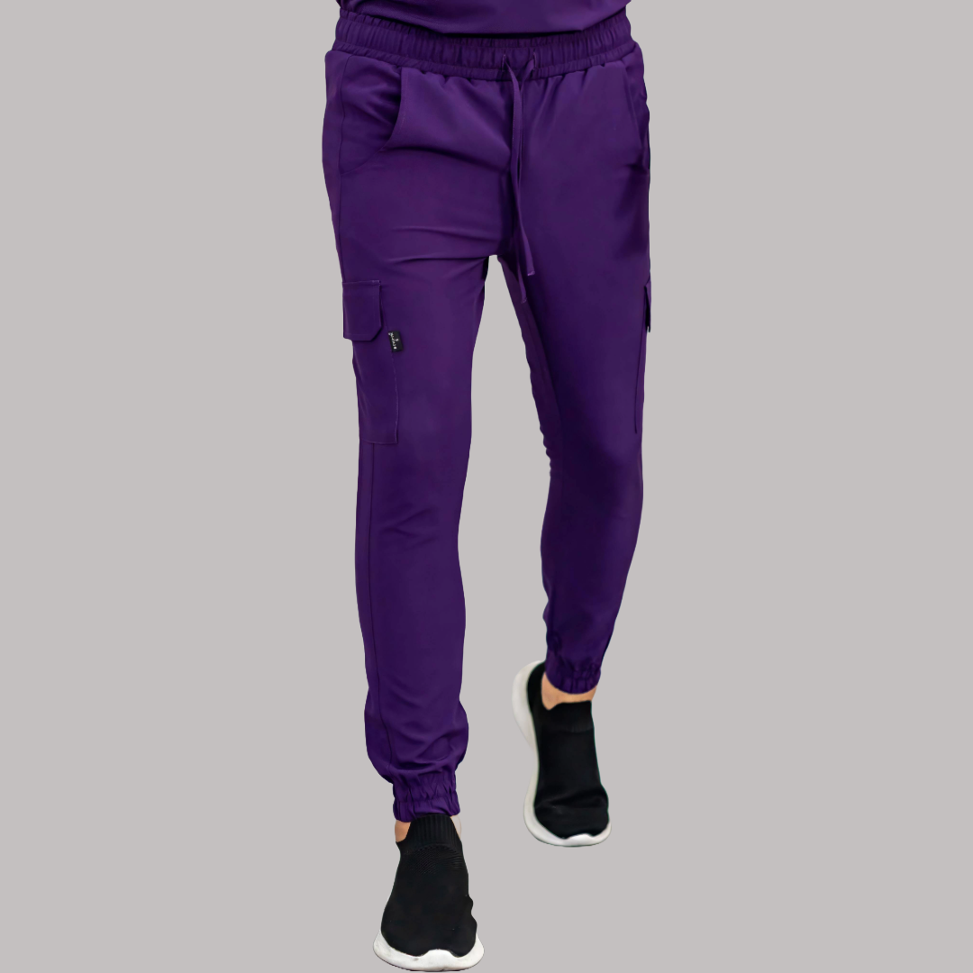 Jogger Quirúrgico Skinny, Morado F.W Hombre, Scrubs 520