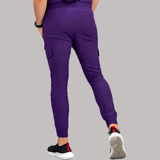 Jogger Quirúrgico Skinny, Morado F.W Hombre, Scrubs 520