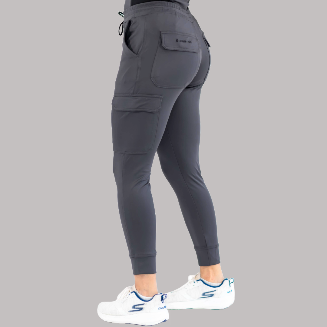 Jogger Quirúrgico Super Stretch Gris Mujer, Scrubs 905