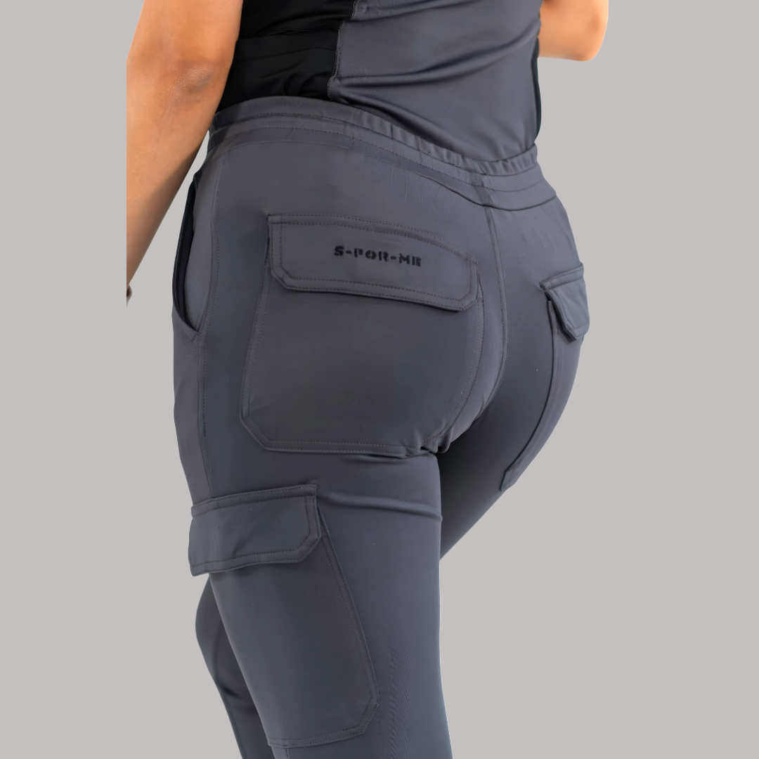 Jogger Quirúrgico Super Stretch Gris Mujer, Scrubs 905