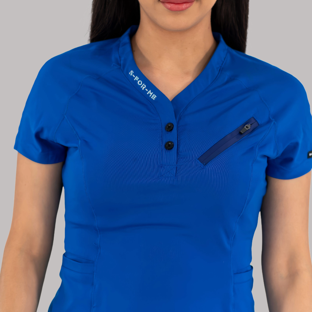 Filipina Quirúrgica Super Stretch Azul Rey, Scrubs 905