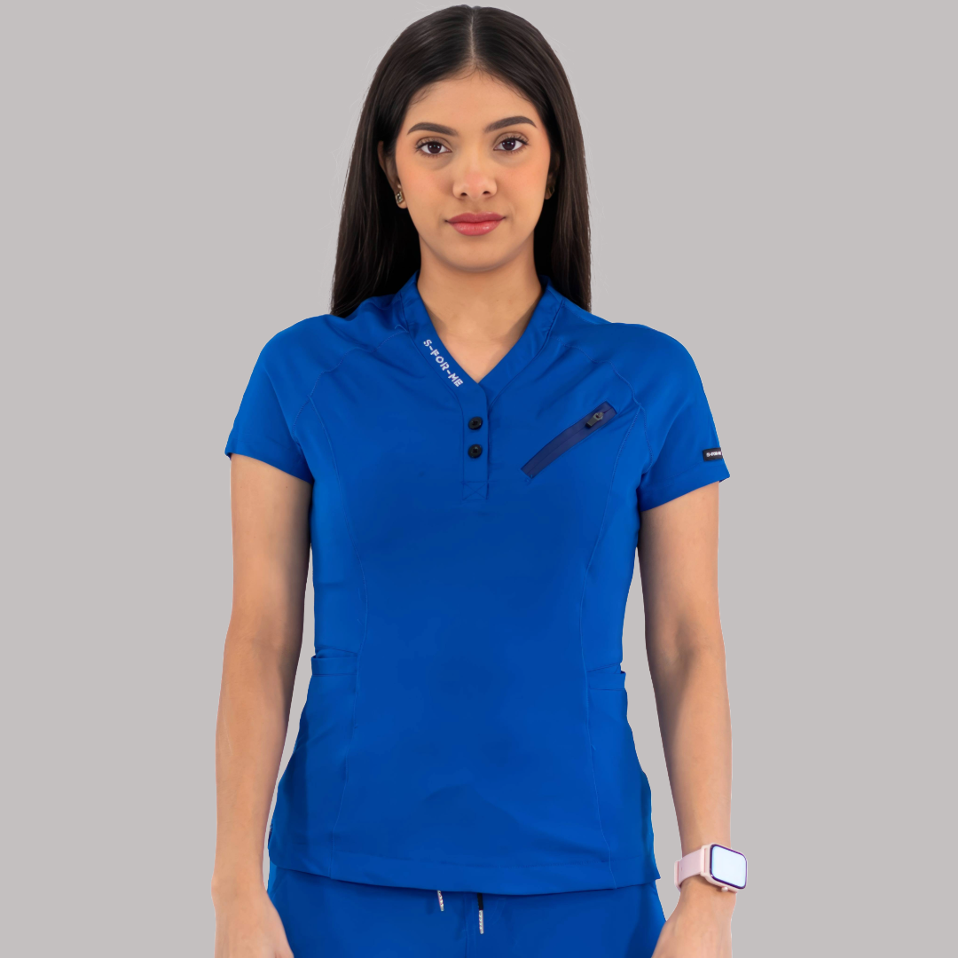 Filipina Quirúrgica Super Stretch Azul Rey, Scrubs 905