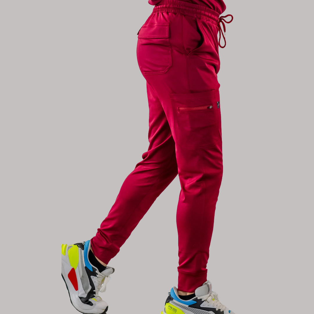 Men’s Scrub Jogger 901 Super Burgundy Stretch