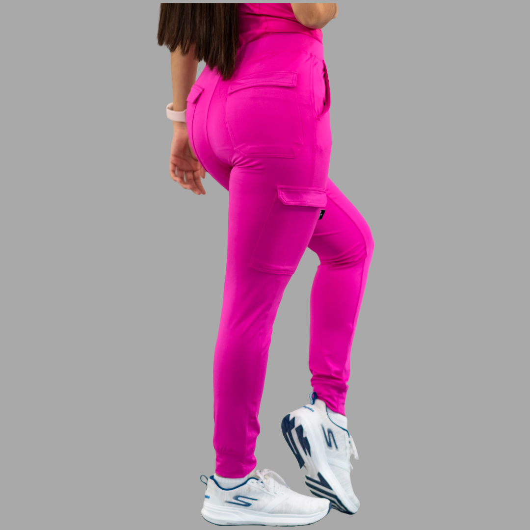 Jogger Quirurgico Fucsia Mujer, Super Stretch, Scrubs 901