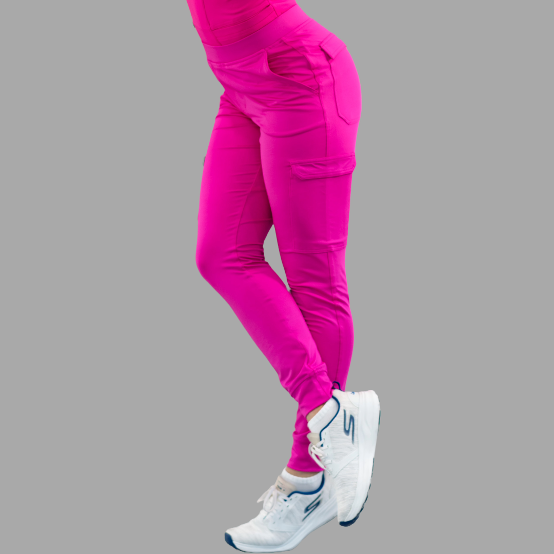 Jogger Quirurgico Fucsia Mujer, Super Stretch, Scrubs 901