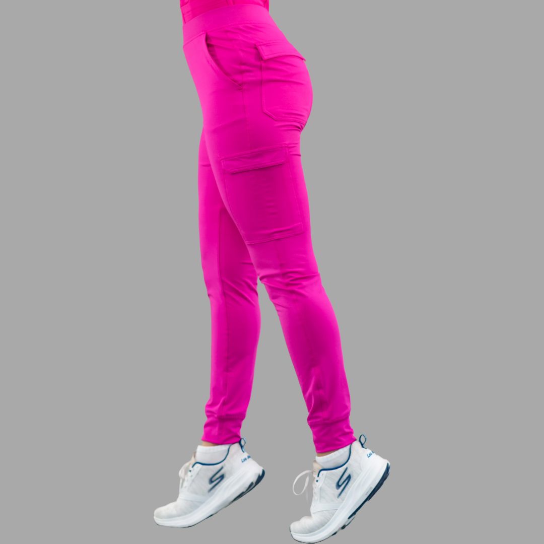 Jogger Quirurgico Fucsia Mujer, Super Stretch, Scrubs 901