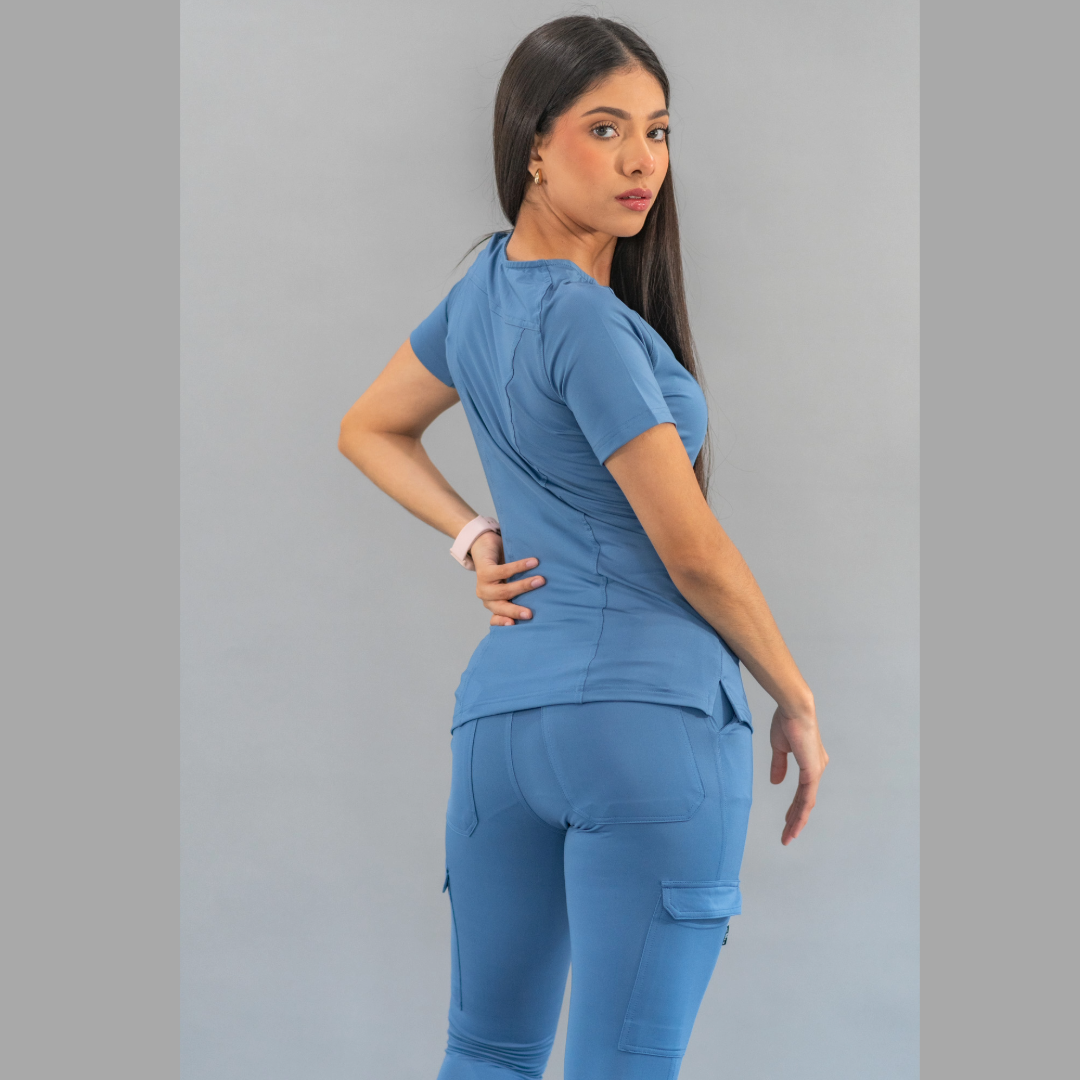 Filipina Quirúrgica Mujer Corn Flower, Super Stretch, Scrubs 901