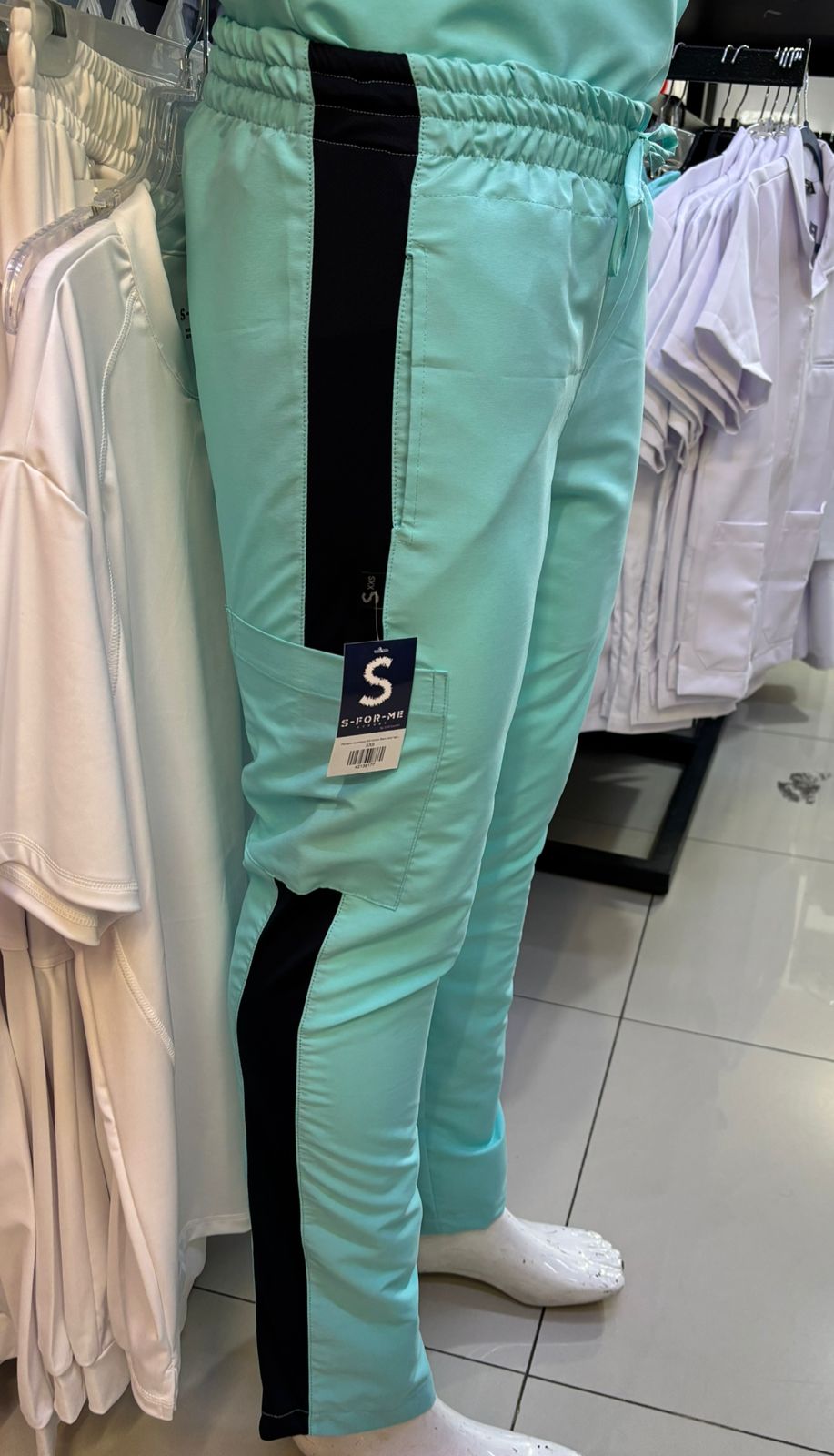 Pantalón Quirúrgico 500 Unisex Basic Azul Agua Antifluido-cloro resistente Scrubs 500 FW