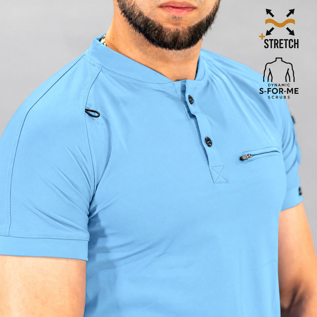 Filipina Quirúrgica Azul Cielo Hombre, Scrubs 901 Super Stretch