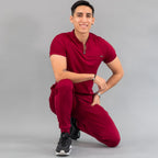 Filipina Médica 920 Burdeos Super Stretch para Hombre