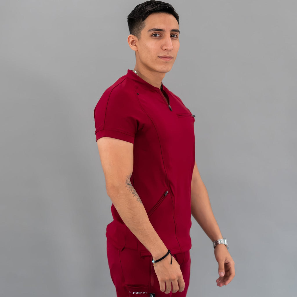 Filipina Médica 920 Burdeos Super Stretch para Hombre
