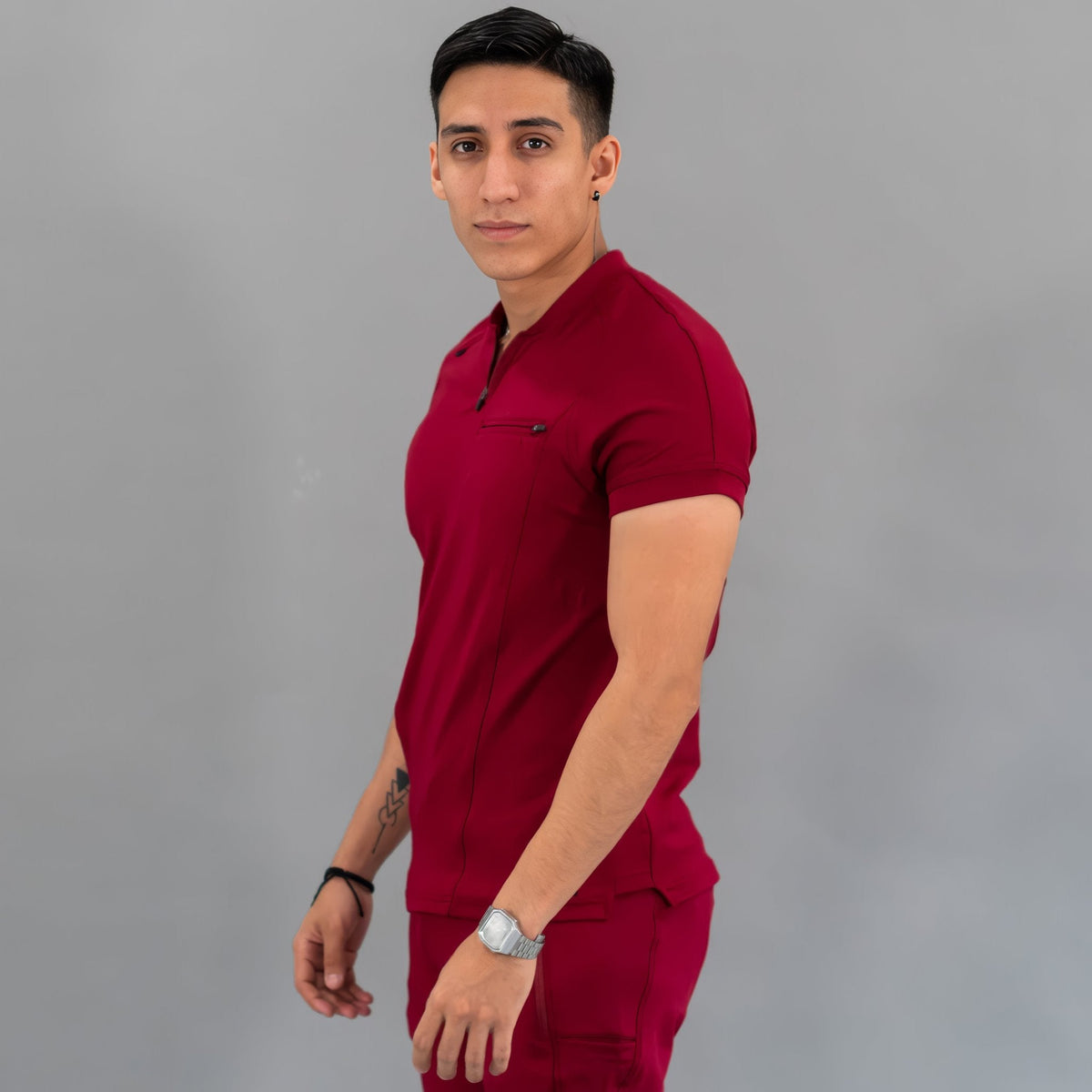 Filipina Médica 920 Burdeos Super Stretch para Hombre