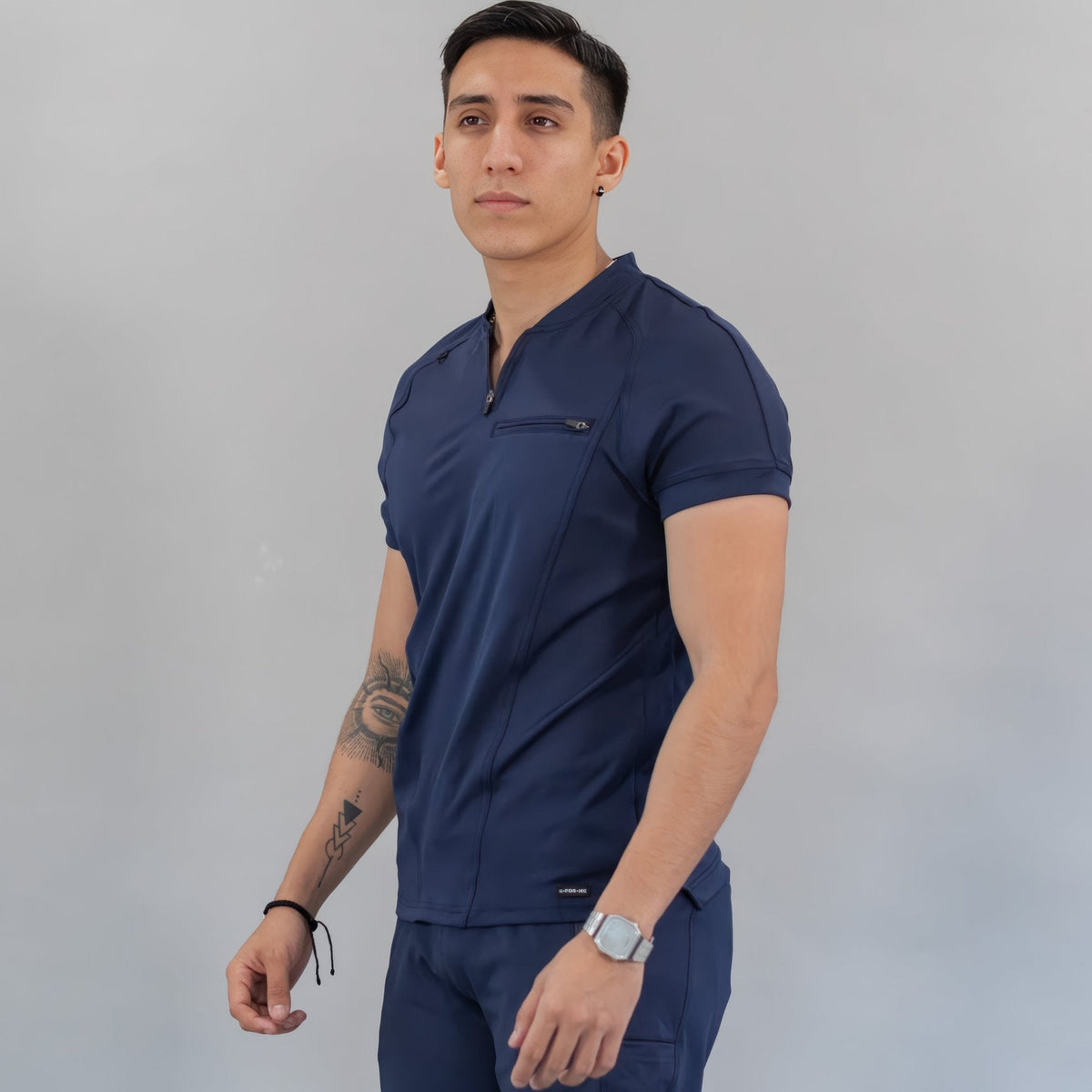 Filipina Médica 920 Azul Marino Super Stretch para Hombre
