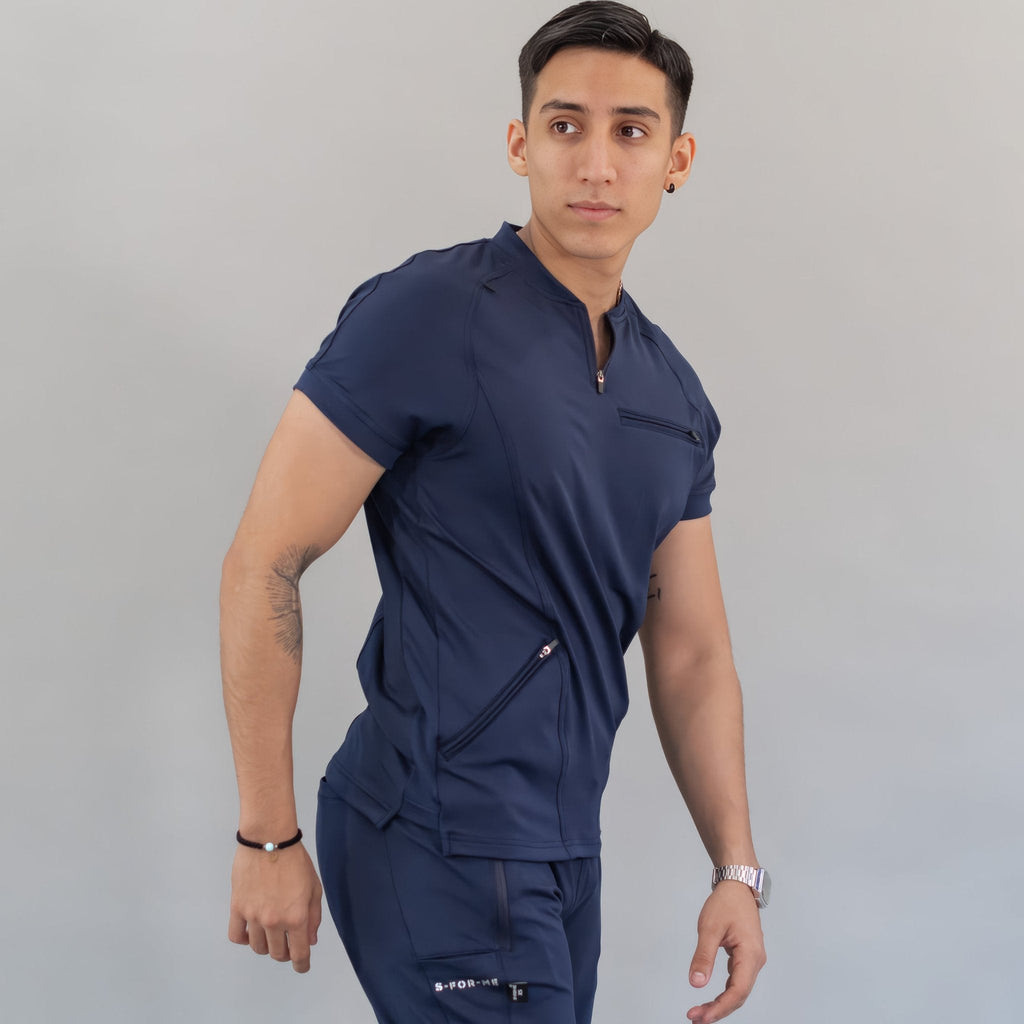 Filipina Médica 920 Azul Marino Super Stretch para Hombre