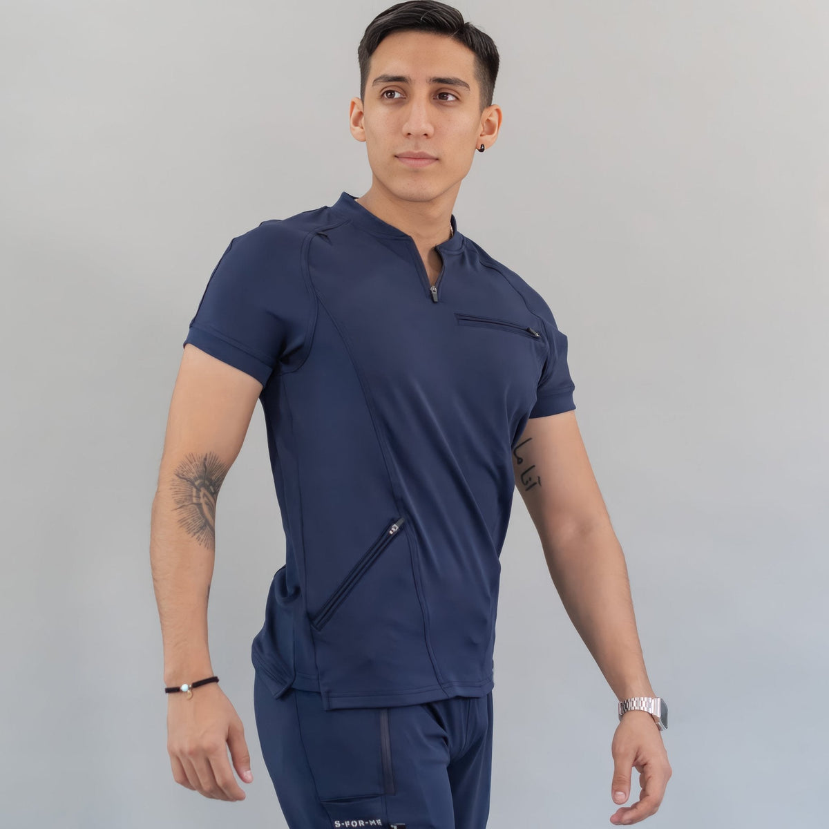 Filipina Médica 920 Azul Marino Super Stretch para Hombre