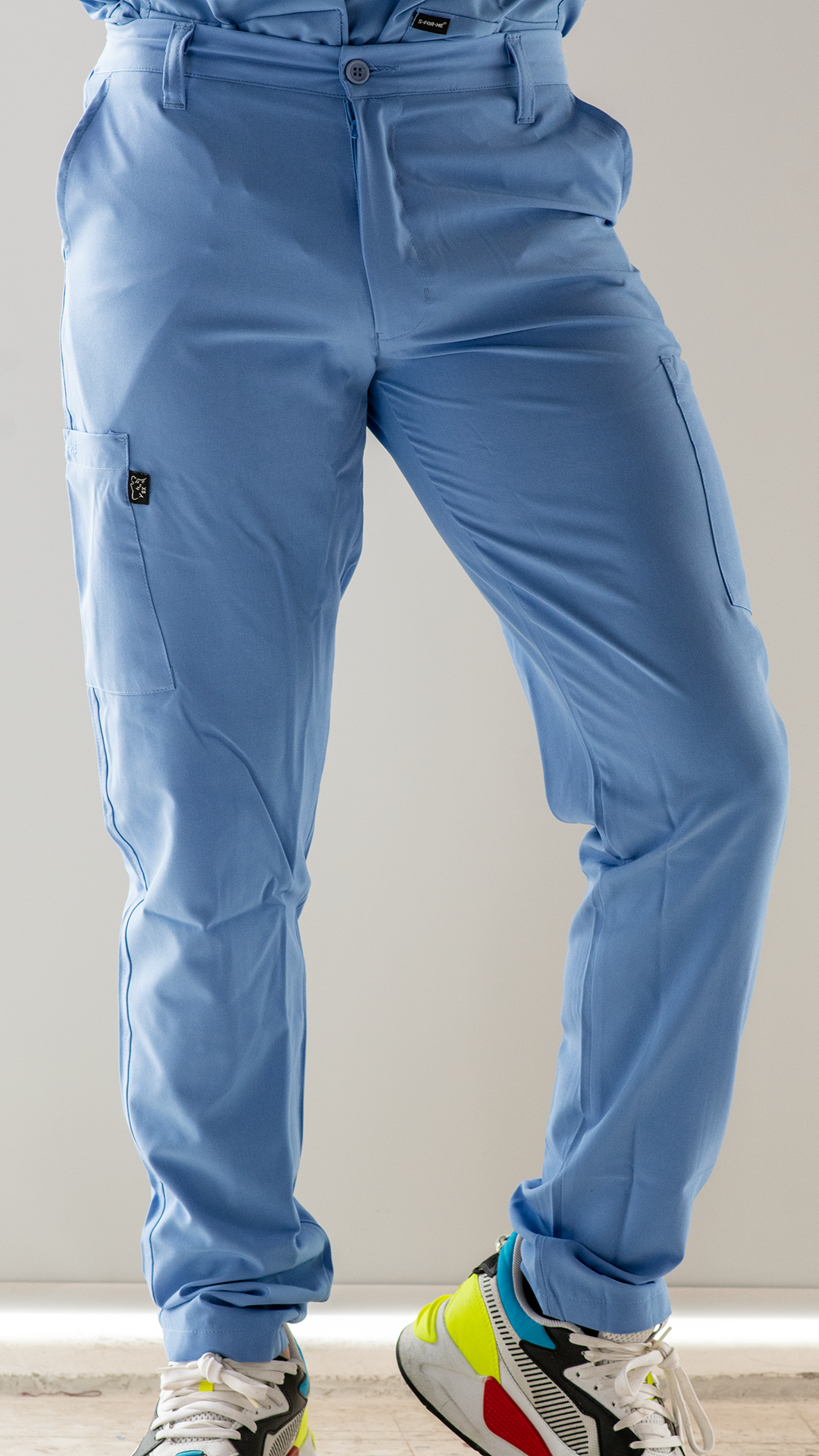 Pantalon Hombre pretina/resorte 201 Azul Francia fw.