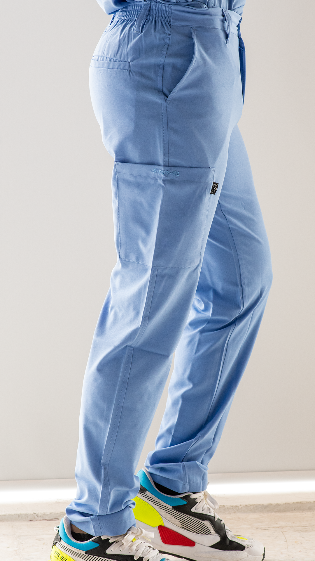 Pantalon Hombre pretina/resorte 201 Azul Francia fw.