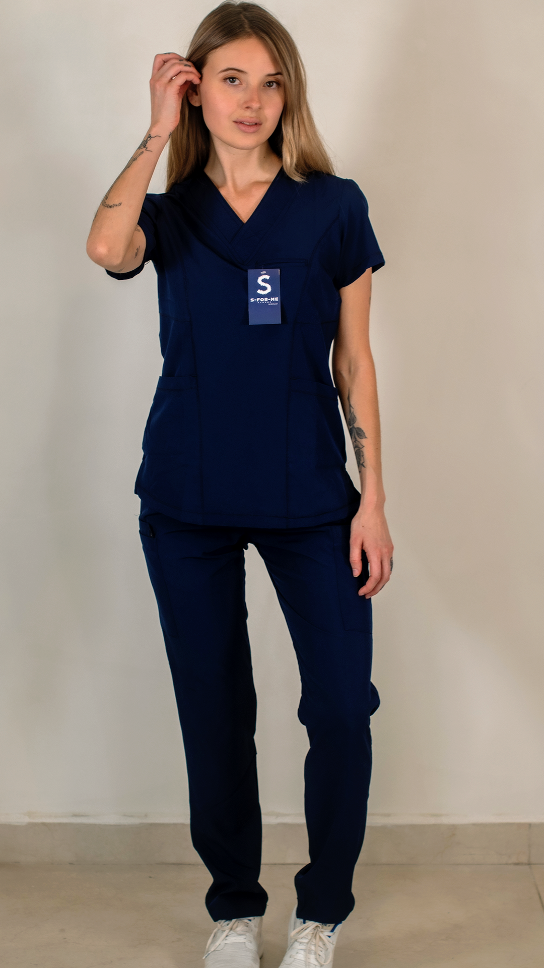 Top 501 feminino da marinha