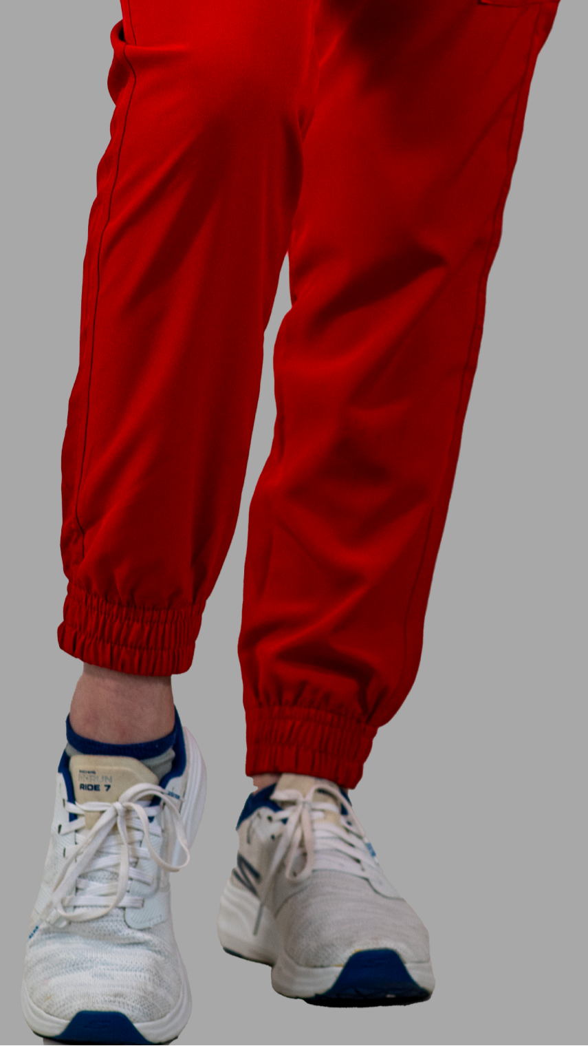 Jogger Mujer 501  6 Bolsas Rojo F.W