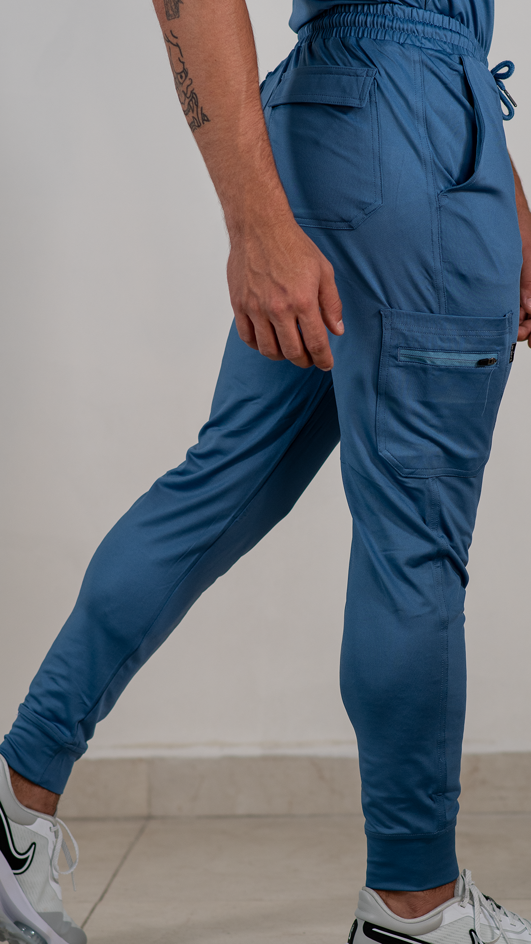 Pantalon Quirurgico  Hombre 901 Azul Cornflower Super Stretch