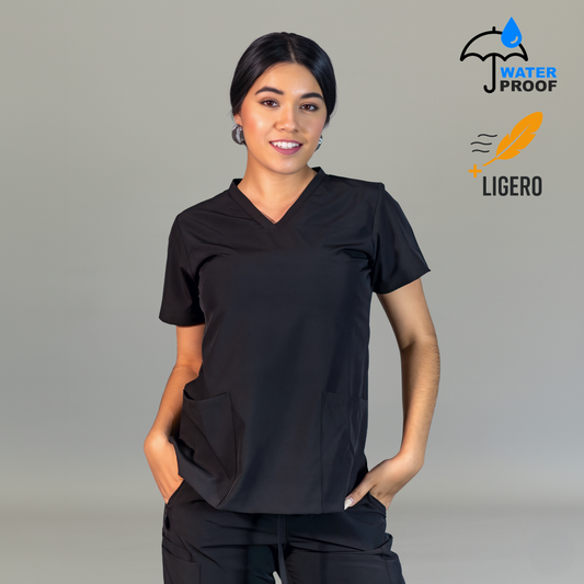 uniforme quirurgico mujer color negro antifluido