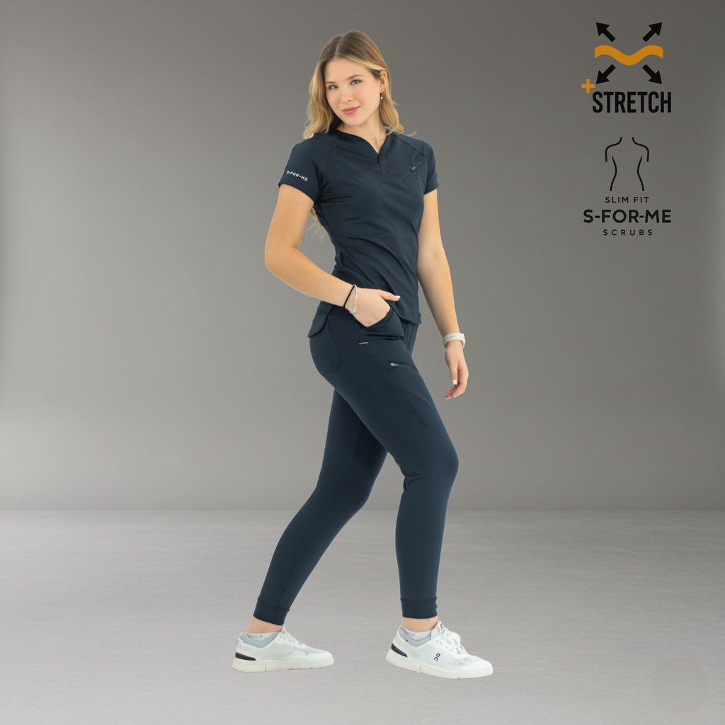 Conjunto Quirúrgico Mujer · Modelo 905 Super Stretch · Azul Marino