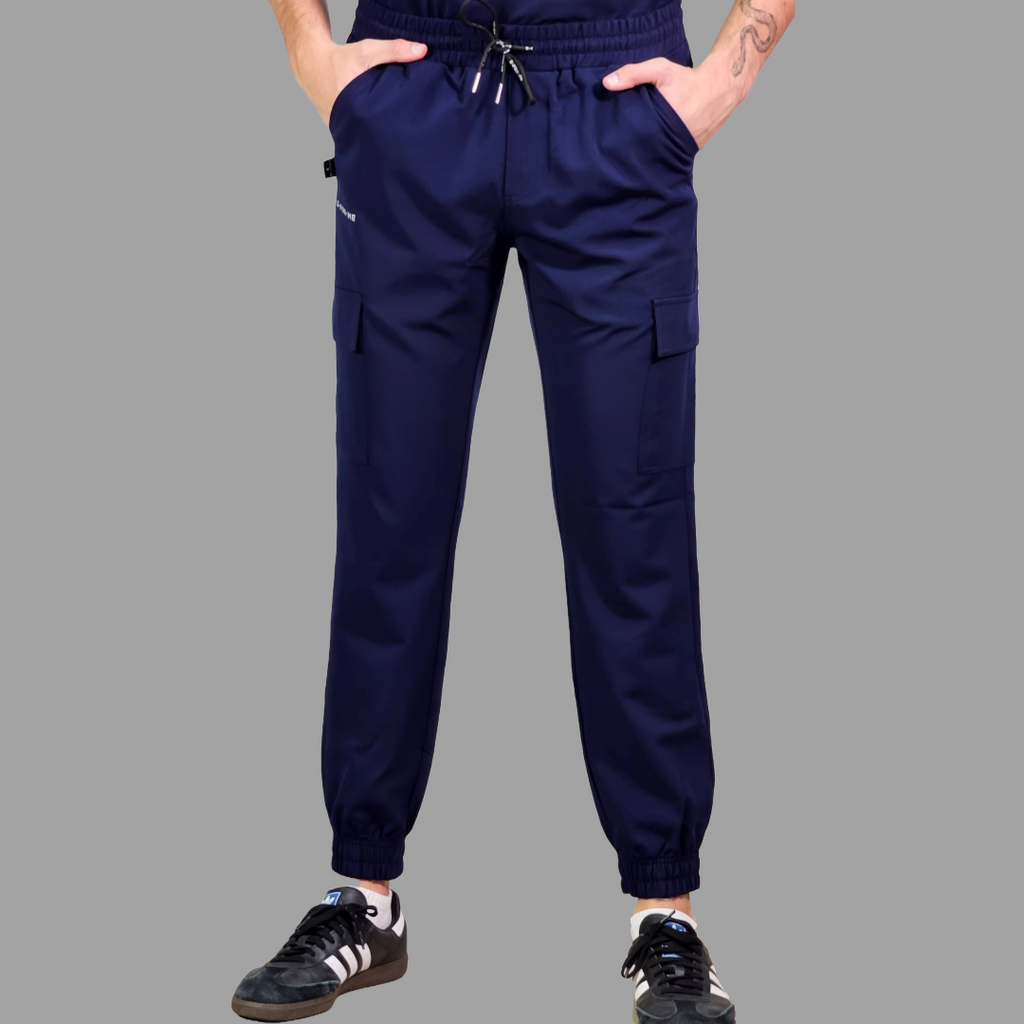 Jogger Antifluido Hombre 300 Azul Marino