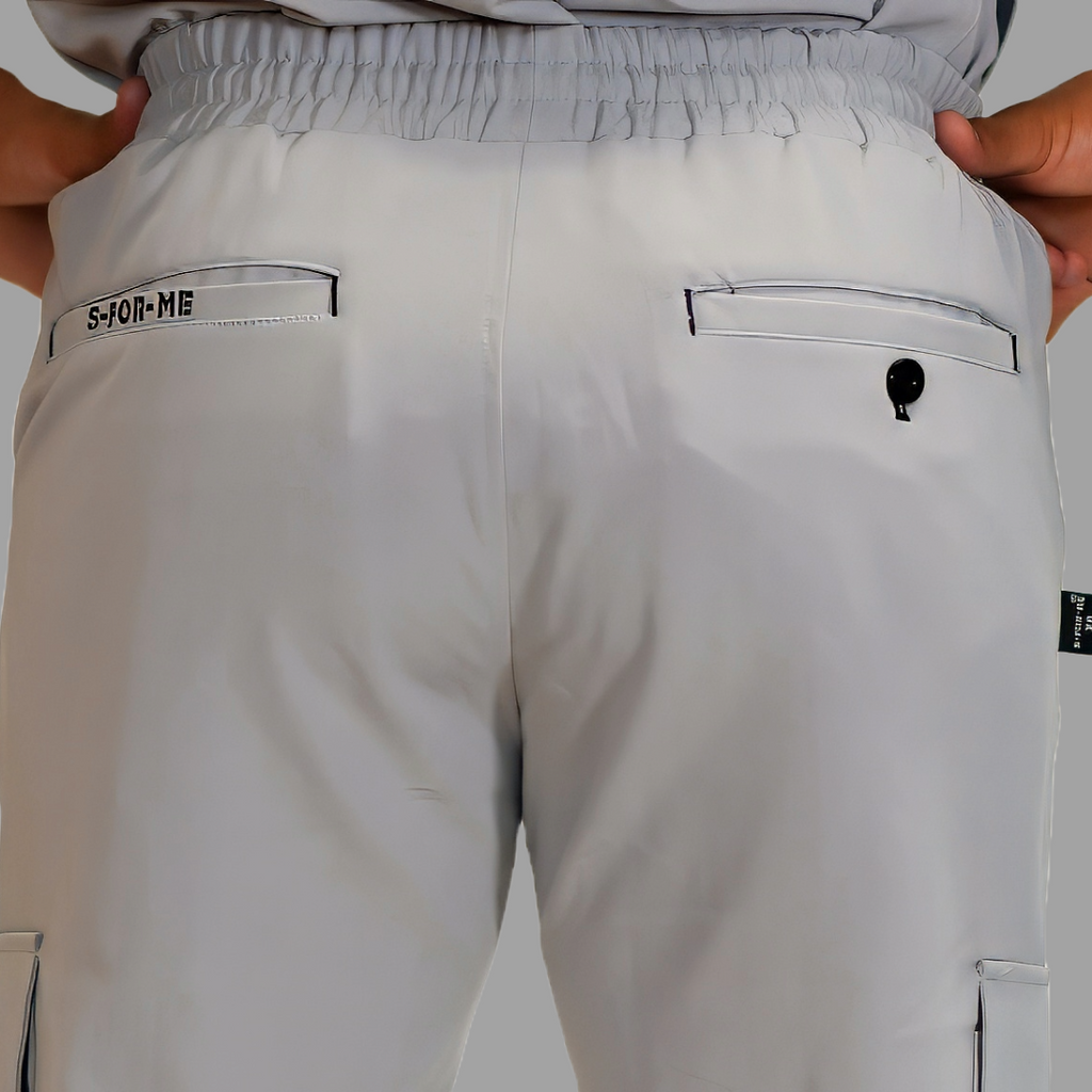 Jogger Quirurgico Antifluido Hombre Gris Perla, Scrubs 300