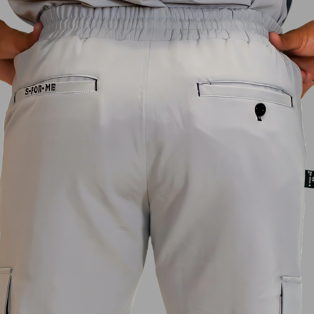 Jogger Quirurgico Antifluido Hombre Gris Perla, Scrubs 300