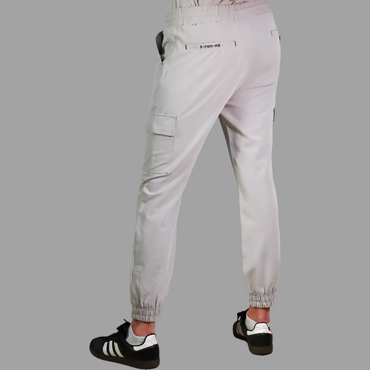 Jogger Quirurgico Antifluido Hombre Gris Perla, Scrubs 300