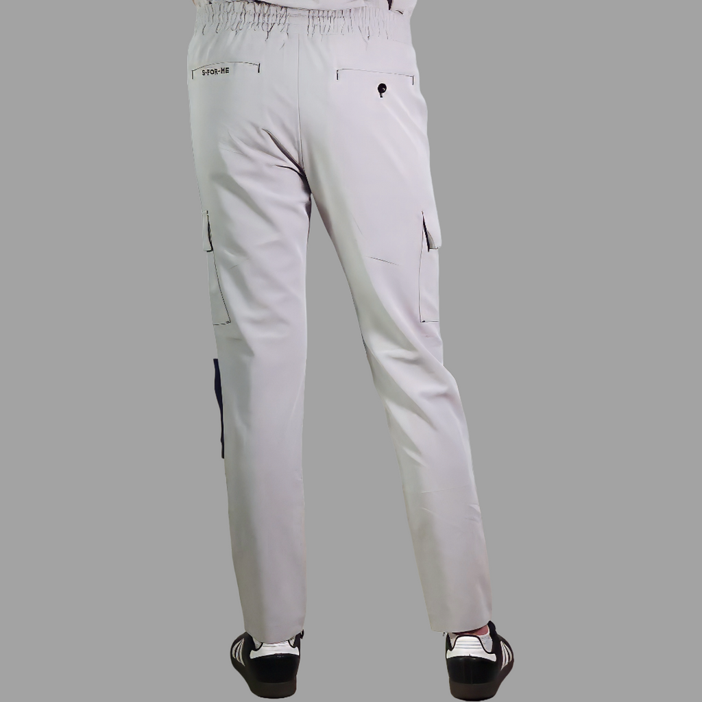 Pantalon Quirurgico Antifluido Hombre Gris Perla, Scrubs 300