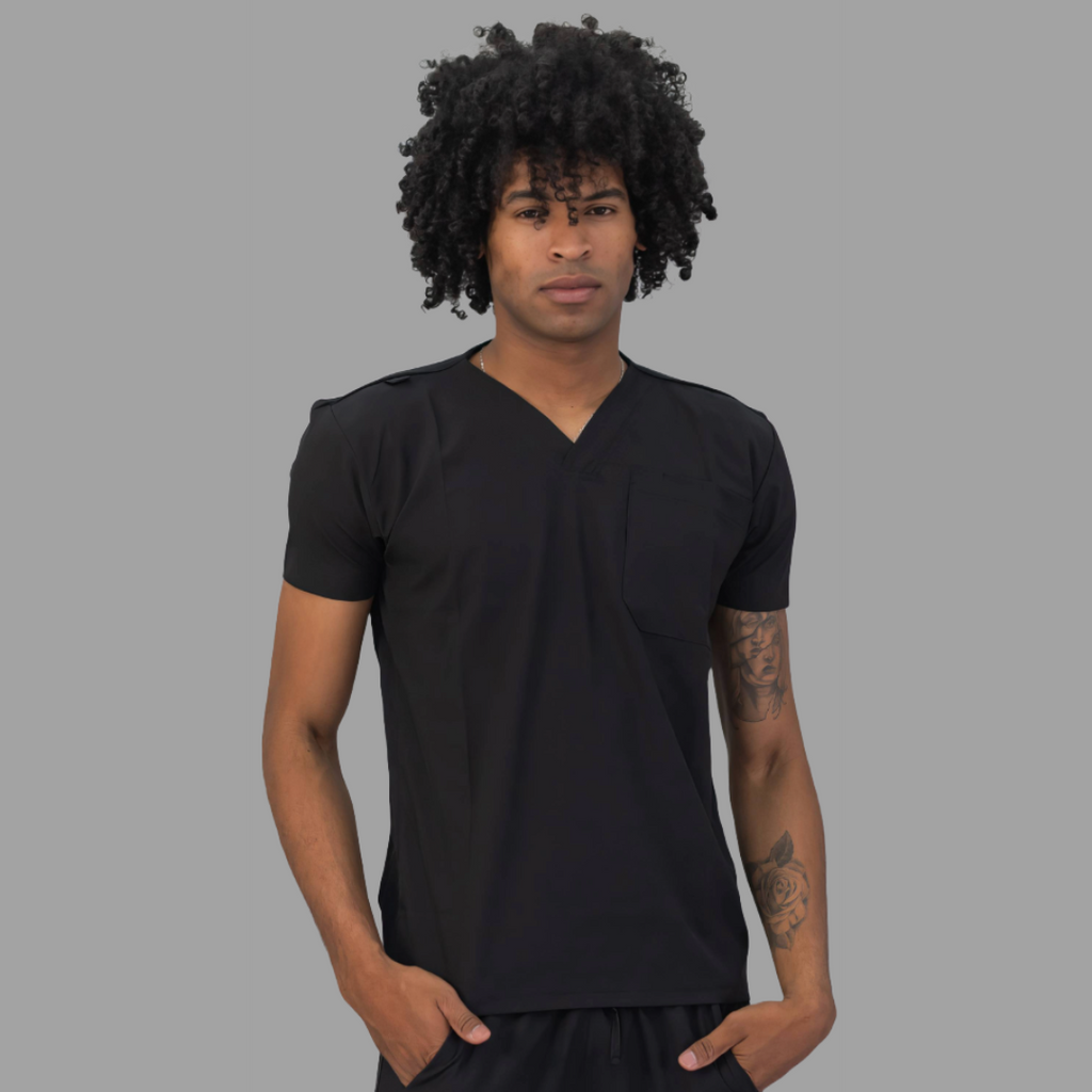 Filipina Hombre 530 Quirúrgica Negra, Scrubs 530