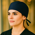 Gorro Quirúrgico Unisex Azul Marino Fourways Stretch — vista adicional