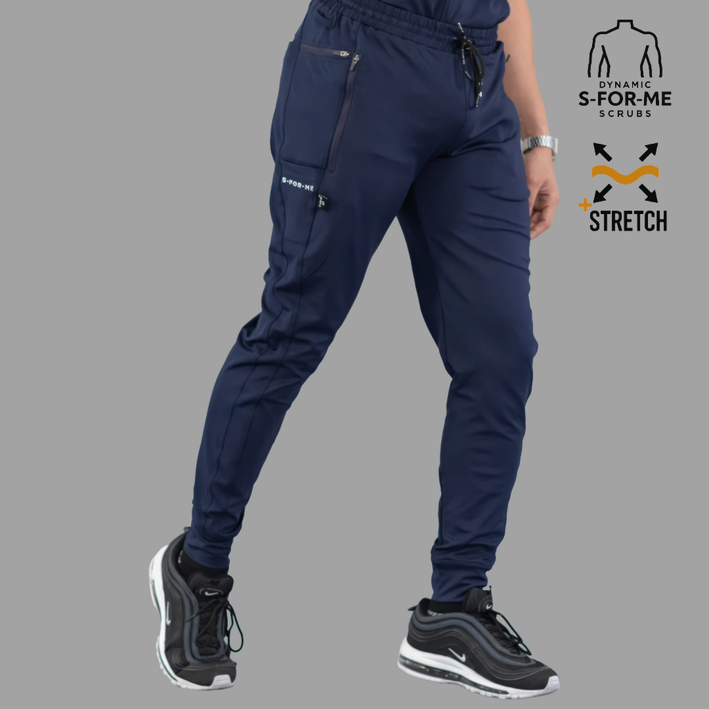 Jogger Quirúrgico Hombre Azul Marino Super Stretch, Scrubs 920