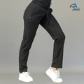 Pantalón quirúrgico negro mujer 515 relaxed vista lateral