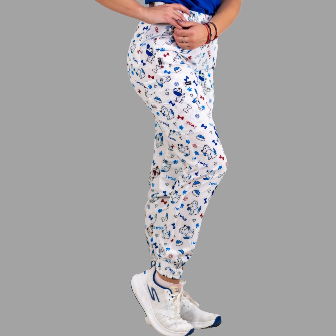 Jogger estampado Love Dog 6 bolsas Mujer FW
