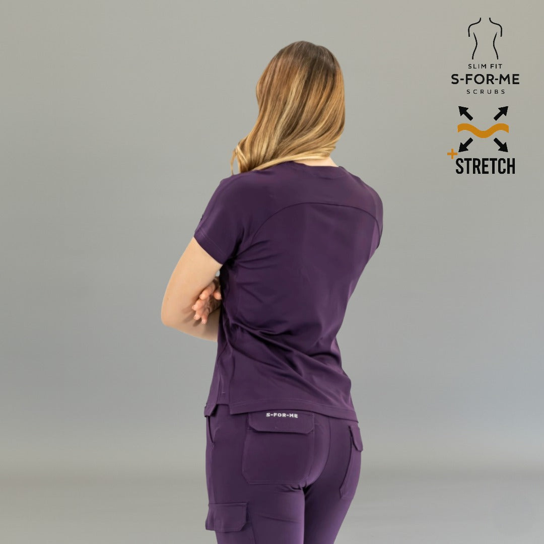 Filipina Quirúrgica Mujer Super Stretch Uva, Scrubs 905