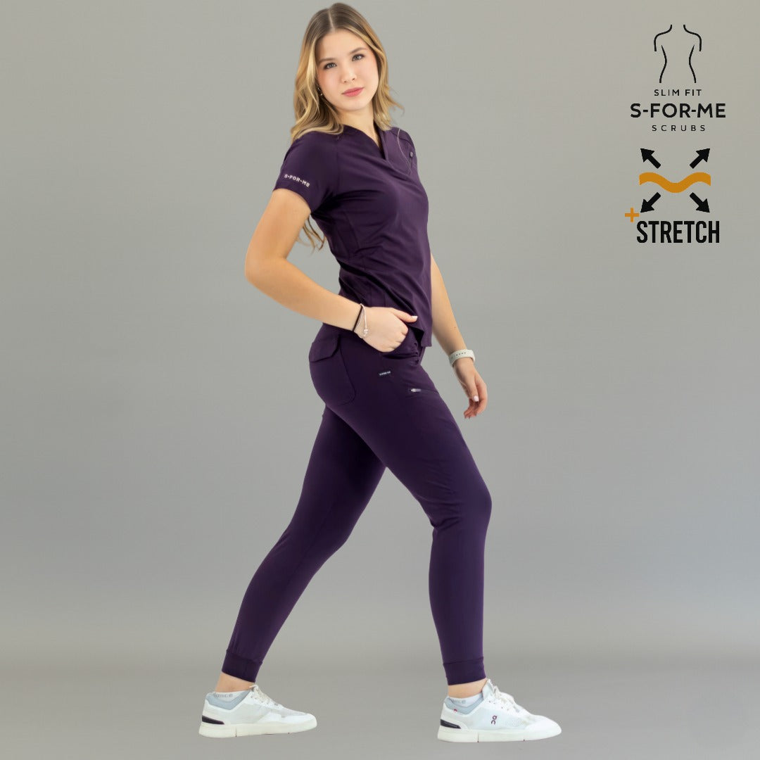 Filipina Quirúrgica Mujer Super Stretch Uva, Scrubs 905