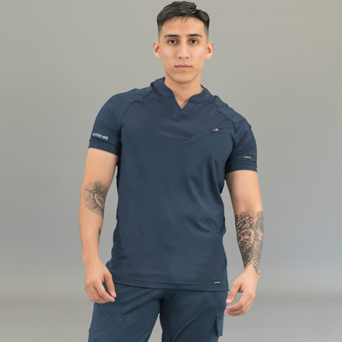 Filipina Quirúrgica Super Stretch Azul Marino Hombre, Scrubs 905