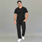 Pantalón Quirúrgico Hombre 940 Negro Super Stretch | Cargo Recto — vista 4 de 4