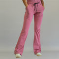 pantalon quirurgico 915 mujer palo de rosa corte acampanado frente sandel medica