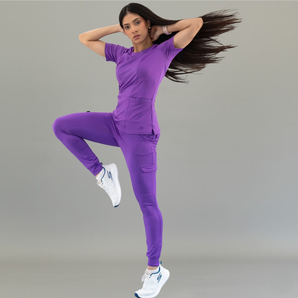 Jogger Super Stretch Mujer Morado, Scrubs 901