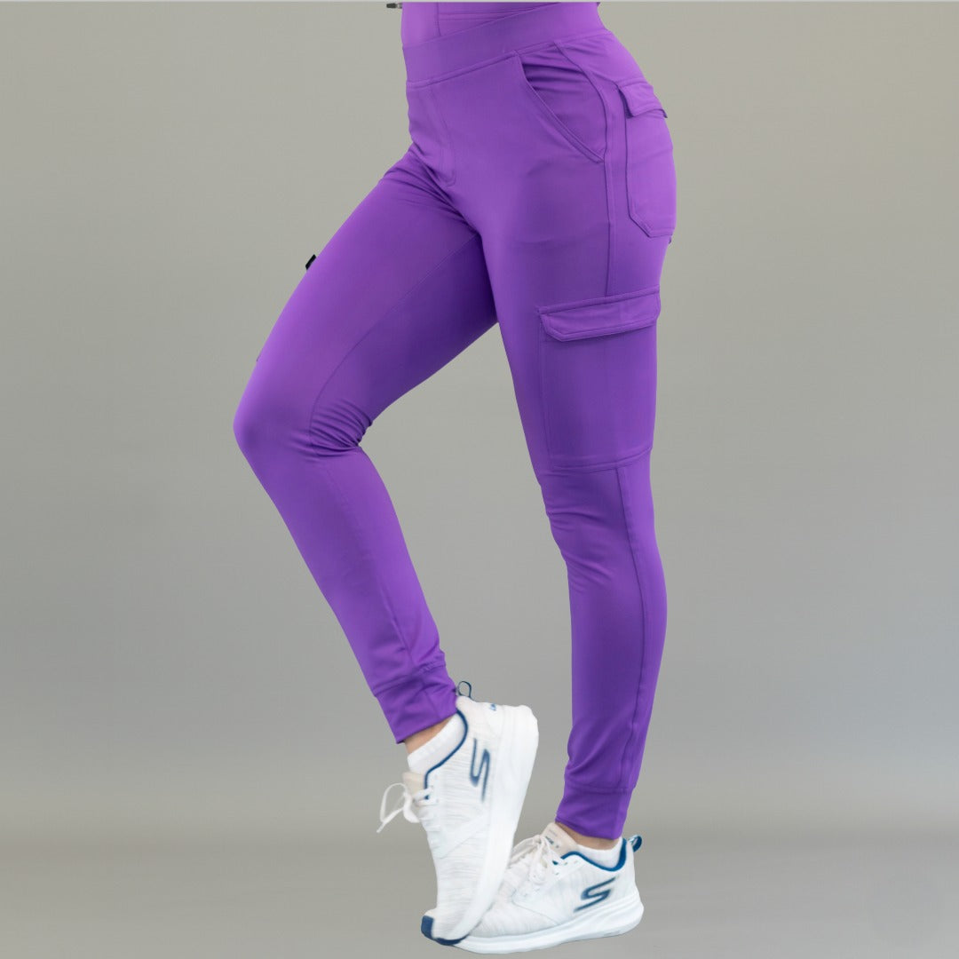 Jogger Super Stretch Mujer Morado, Scrubs 901