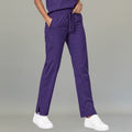 Pantalón 502 Pierna Amplia Quirúrgico Mujer Lavanda Profundo Antifluido Relaxed