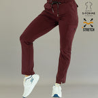 Pantalón Médico Quirúrgico para Mujer 930 - Color Vino Superstretch