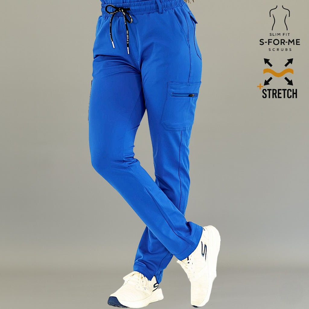 Pantalón Médico Quirúrgico para Mujer Color Azul Rey Superstretch