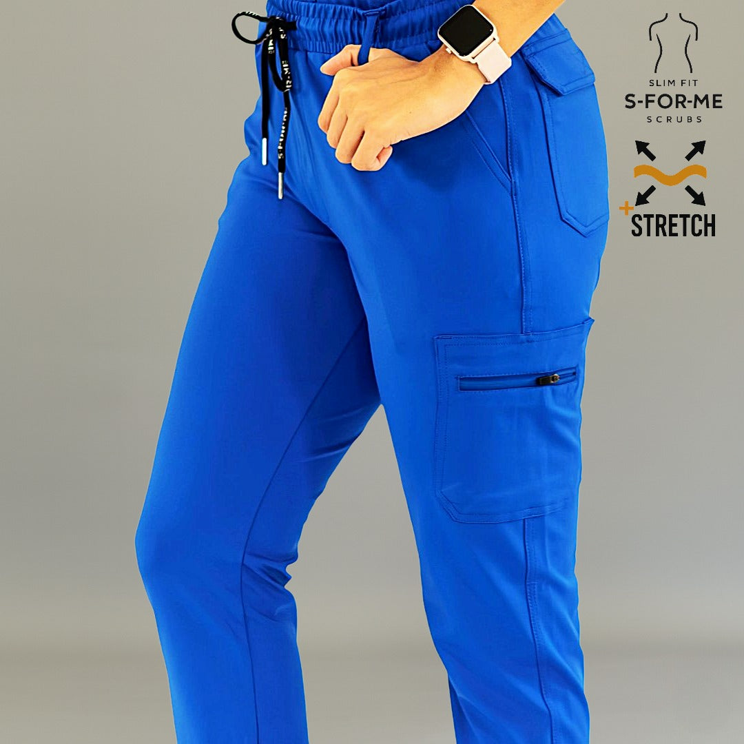 Pantalón Médico Quirúrgico para Mujer Color Azul Rey Superstretch