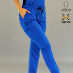 Pantalón Médico Quirúrgico para Mujer Color Azul Rey Superstretch