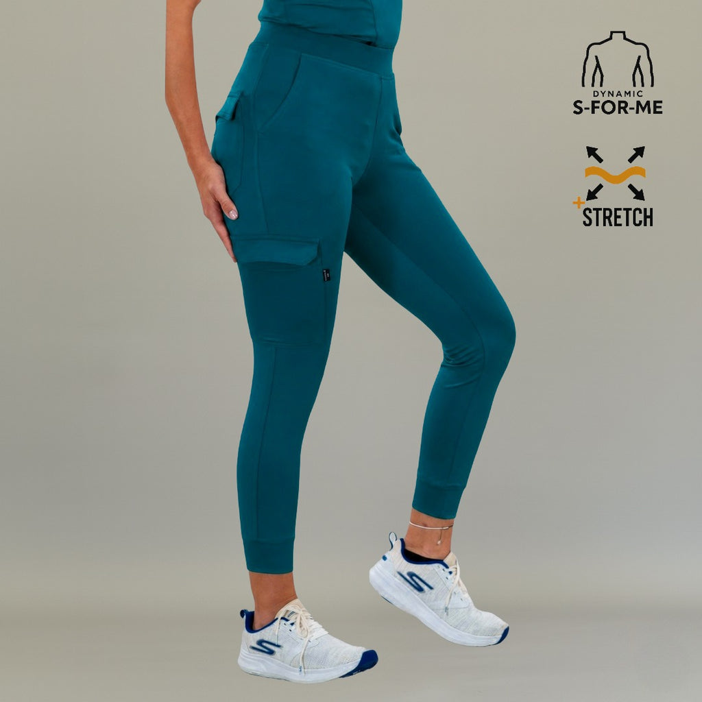 Jogger Quirúrgico, Mujer Azul Corsair Super Stretch, Scrubs 901